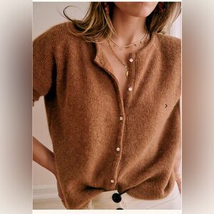 Sezane Gaspard Cozy Brown Women's Sweater